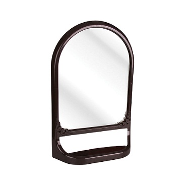 Зеркало с полкой  темно-коричневый (5) М4517