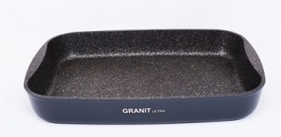 Противень 365х260х55, АП линия "Granit Ultra" (original) пго02а