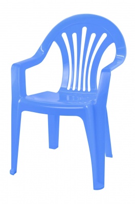 Кресло детское голубой (5) М2525