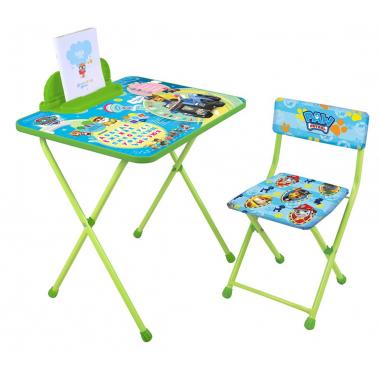 Комплект детской мебели Ника Щенячий патруль 2 (стол 58*60*45см+стул) (1) Щ2
