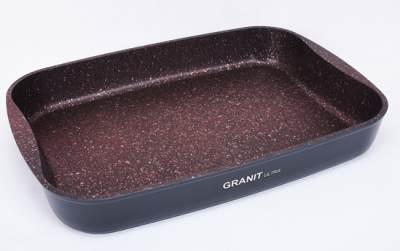 Противень 400х295х50, АП линия "Granit Ultra" (red) пга03а