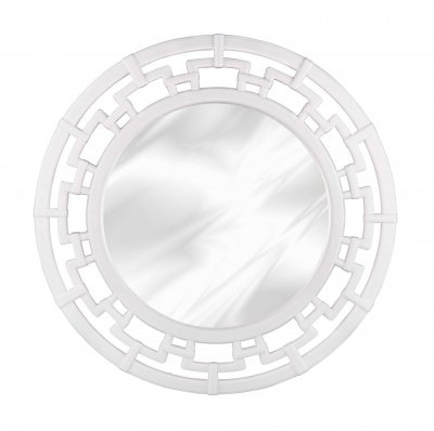 Зеркало "Эллада" круг. белое (6) М6830